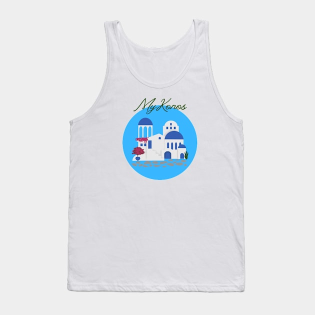 Mykonos Tank Top by HobbyAndArt